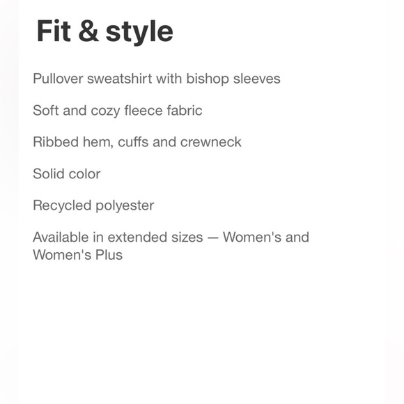 NWT Olive Green Sweatshirt - Picture 4 of 5